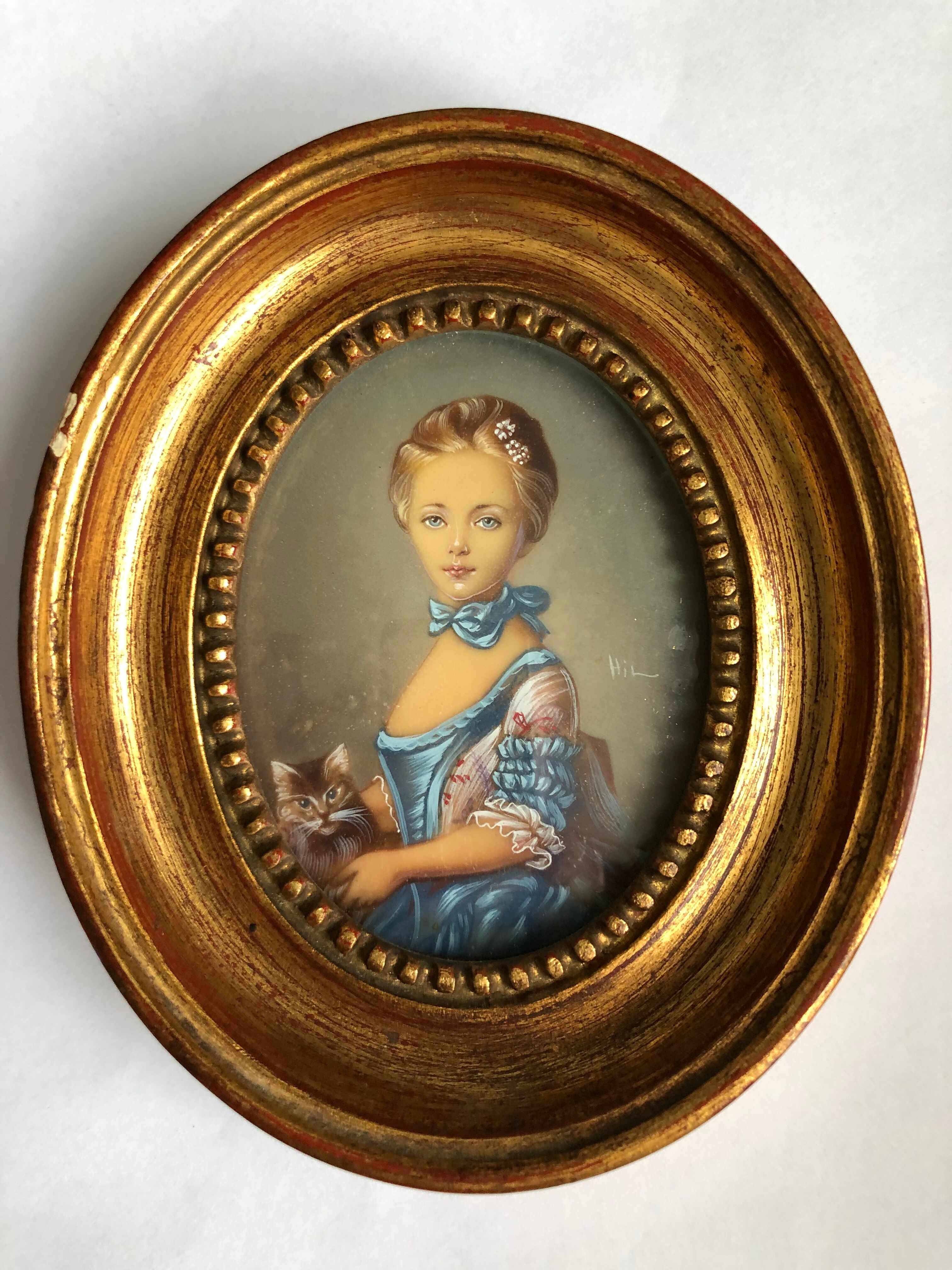 Ancient Miniature Napoleon III