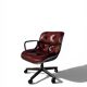 Pollock Office Chair Bordeaux Leather - Knoll International
