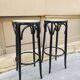 Paire de tabourets de bar bistrot