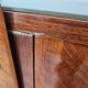Enfilade en acajou avec plateau en verre