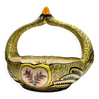 Henriot ceramic basket