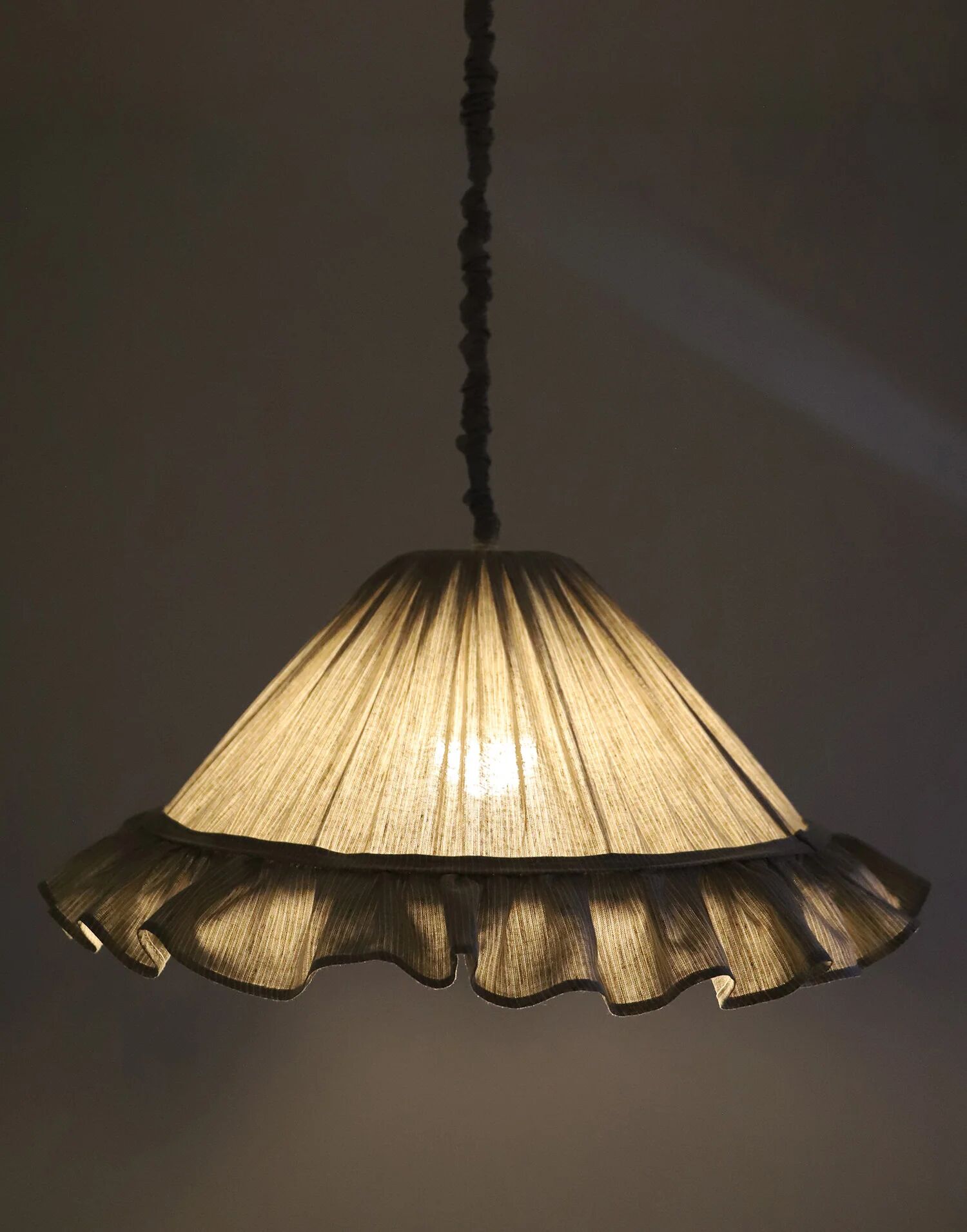Suspension EMILIA — Fine Stripes Olive