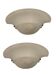 Set of 2 White Marbled Glass Wall Sconces by Zonca, Italy, 1980s