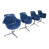 Set of 4 Jorgen Kastholm chairs. Denmark
