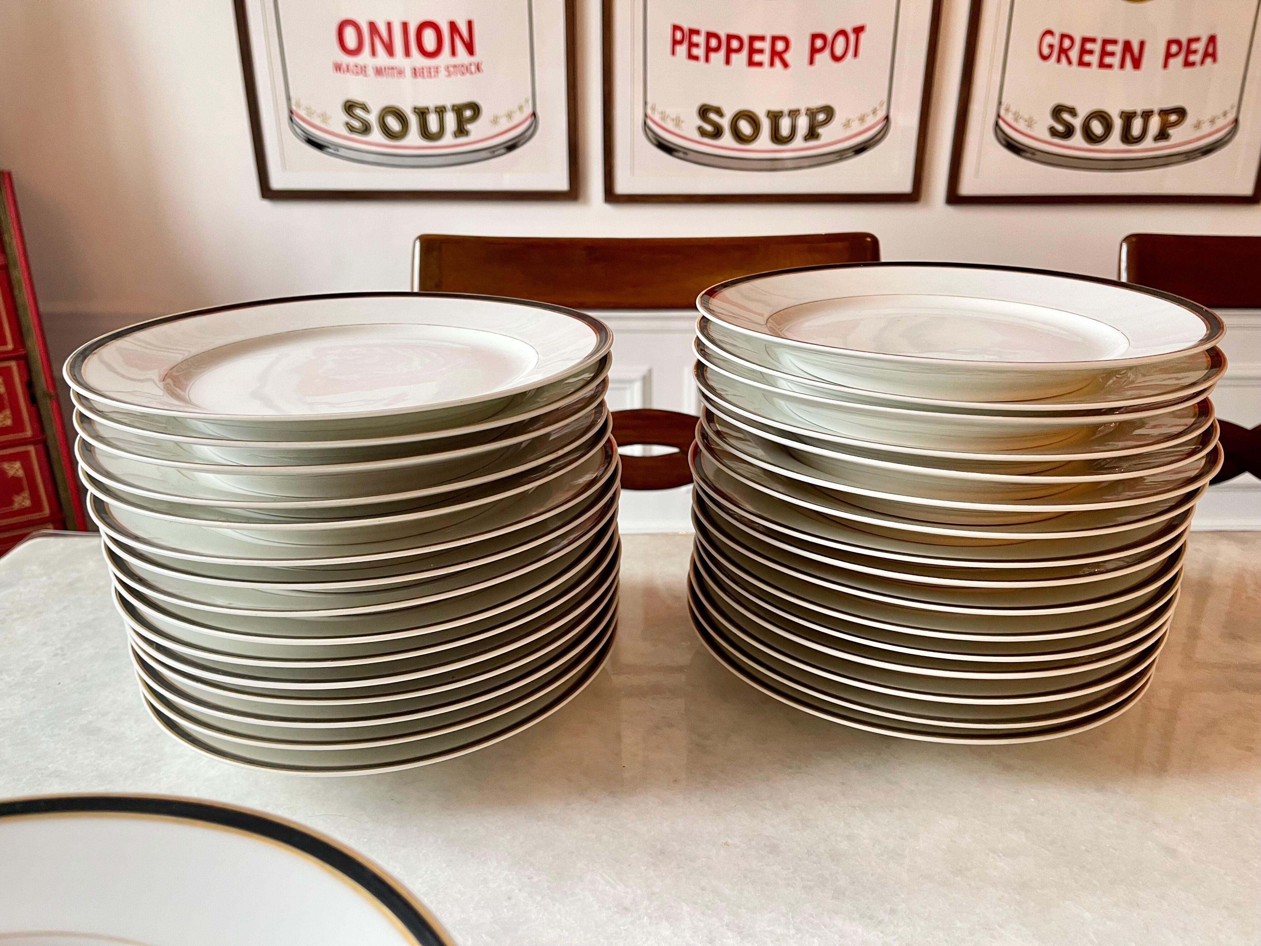 Table service in porcelain ch pillivuyt 81 pieces