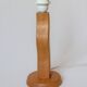 Organically shaped pine lamp base, 1980s