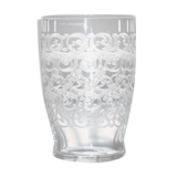 Baccarat crystal cup Model Rohan Art Deco style.