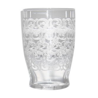 Gobelet en cristal Baccarat modèle Rohan style Art Déco.