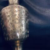 Vase ornement décoré 25cm en laiton