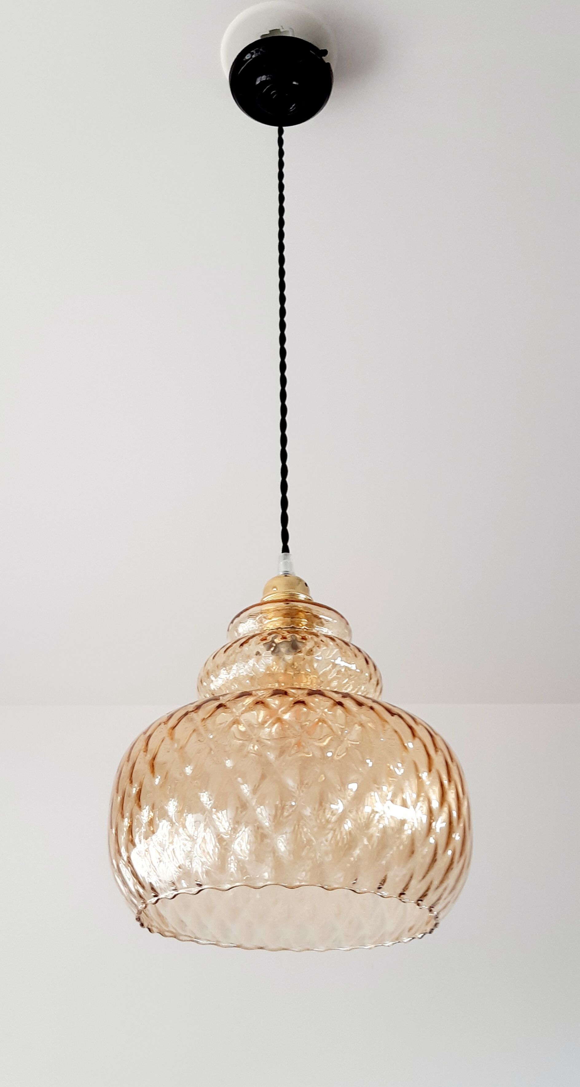 Amber vintage hanging