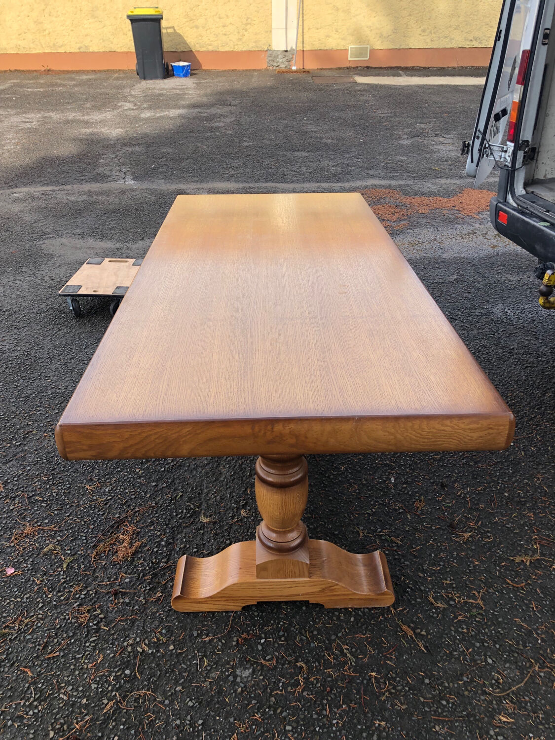 Oak farm table
