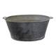 Oval zinc basin or bathtub