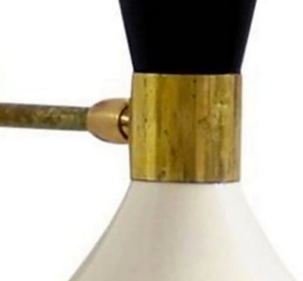 Applique bras articulable noir et blanc