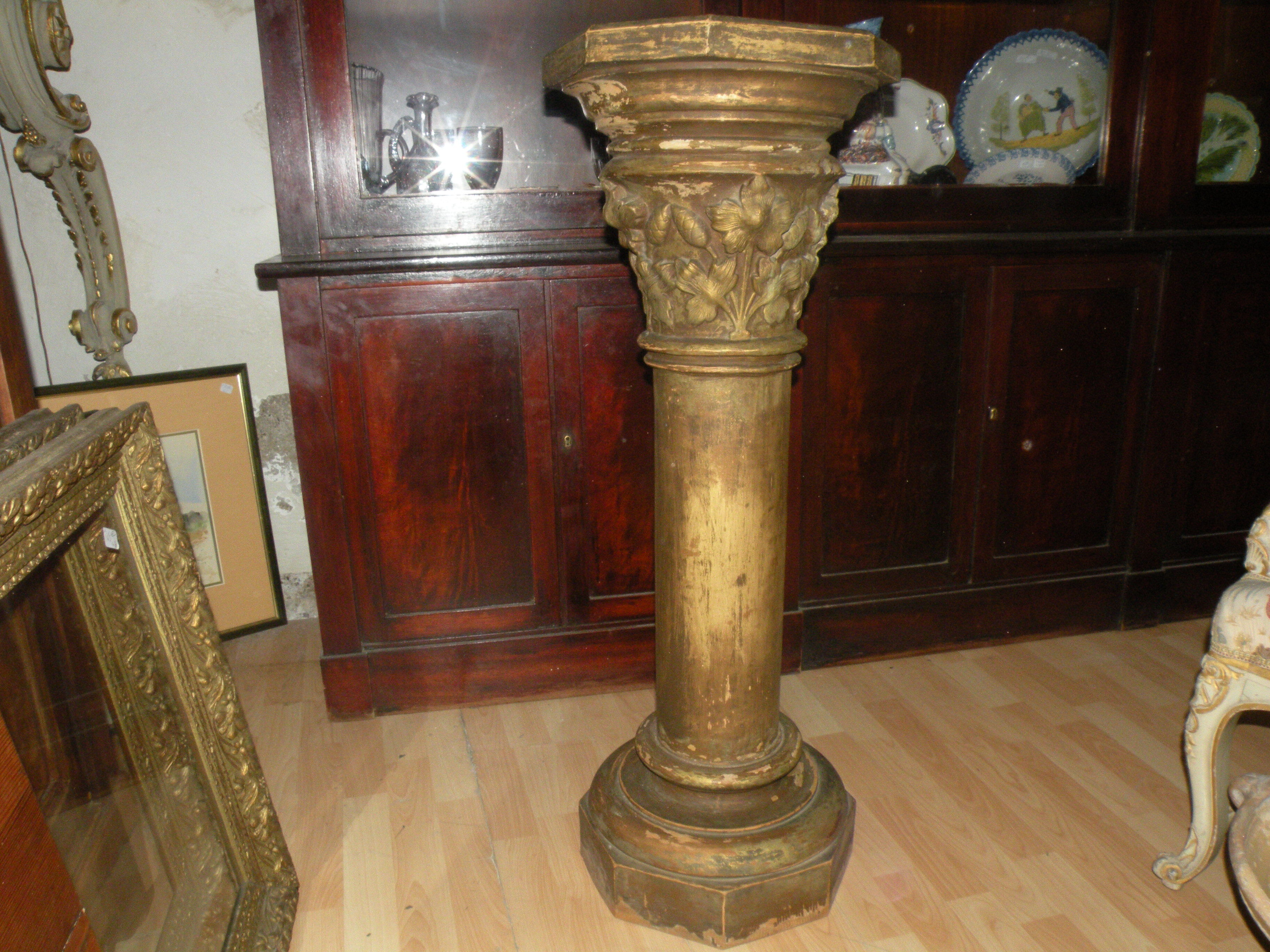 Column, Harness XIX eme terracotta, very pretty patina ....