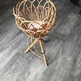 Rattan plant holder