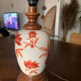 Floral decor lamp base
