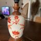 Floral decor lamp base