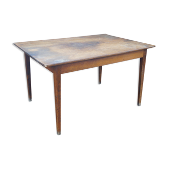 Solid oak farmhouse table