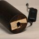 Scandinavian Rosewood Table Lamp, Denmark 1960s
