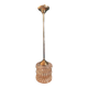 Chandelier entry support gilded metal patinated globe molded glass