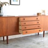 Teak sideboard by Clausen & Son * 196 cm