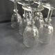7 port glasses – Blown and cut crystal