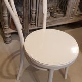 White Thonet bistro chair