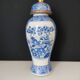 Covered vase with printed Asian décor
