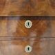 Commode antique Empire en noyer, Italie, début du XIXe siècle