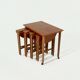 Teak Nesting Tables by Poul Hundevad for Novy Domov 1960s