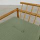 Green 2-seater sofa bench, Eastern Europe