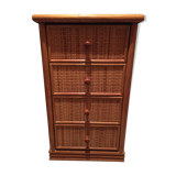 Commode en rotin