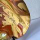 Dish on foot, glazed Provençal ceramic