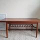 Scandinavian coffee table circa 1960 - by F. Ohlsson in teak (model Sesam, brand Tingstrom)