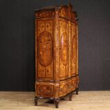 Inlaid Lombard wardrobe in Louis XV style