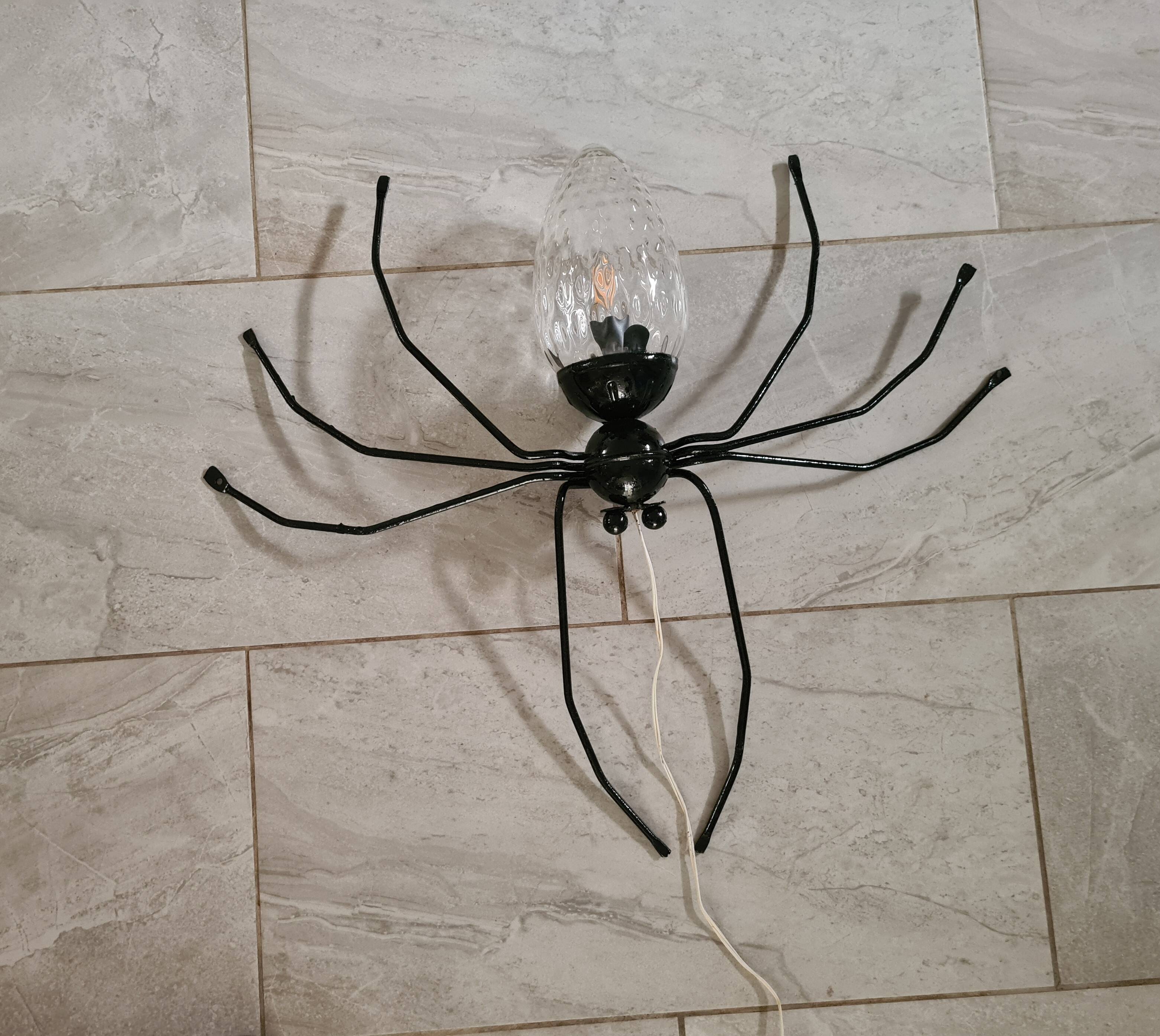 Vintage Italian Wall Light Spider Murano
