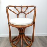 Bamboo throne chair