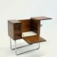 Italian walnut bar cabinet by Cova Milano