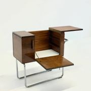 Cabinet bar en noyer italien par Cova Milano