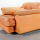 Striking De Sede DS101 Cognac Leather Lounge Chair DS17. Switzerland, 1970s