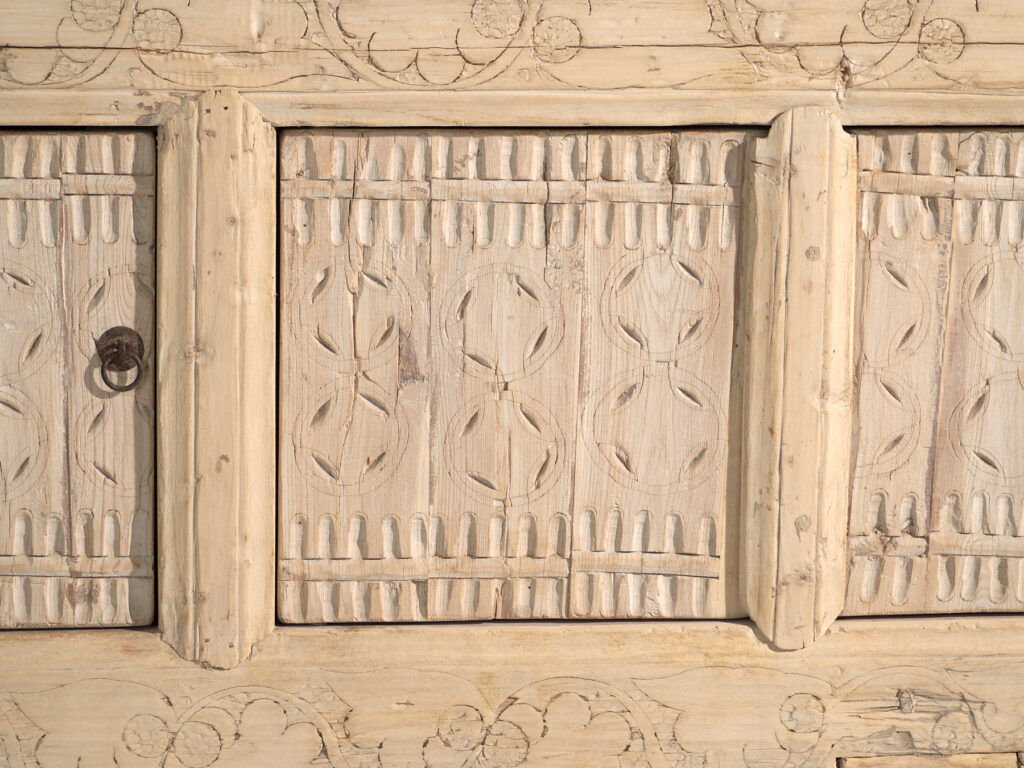 Antique carved pine buffet – China, circa 1930