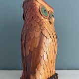Vintage umbrella stand in the shape of an owl
