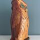 Vintage umbrella stand in the shape of an owl