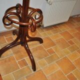 Brown wooden coat rack - Hungarian model, standing, before 1890.