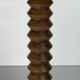 Lampe de table moderniste en bois tourné dans le style de Charles Dudouyt, France années 1940
