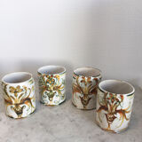 Kéraluc Mugs - Vintage Quimper, 1970