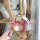 Mother-of-pearl and vintage brass pendant lamp