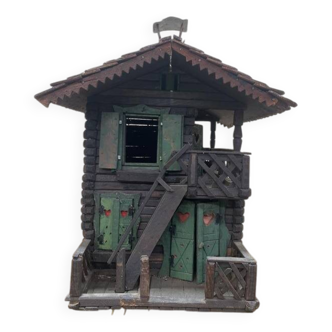 Maquette de chalet en bois