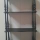 Napoleon III wall shelf in blackened wood
