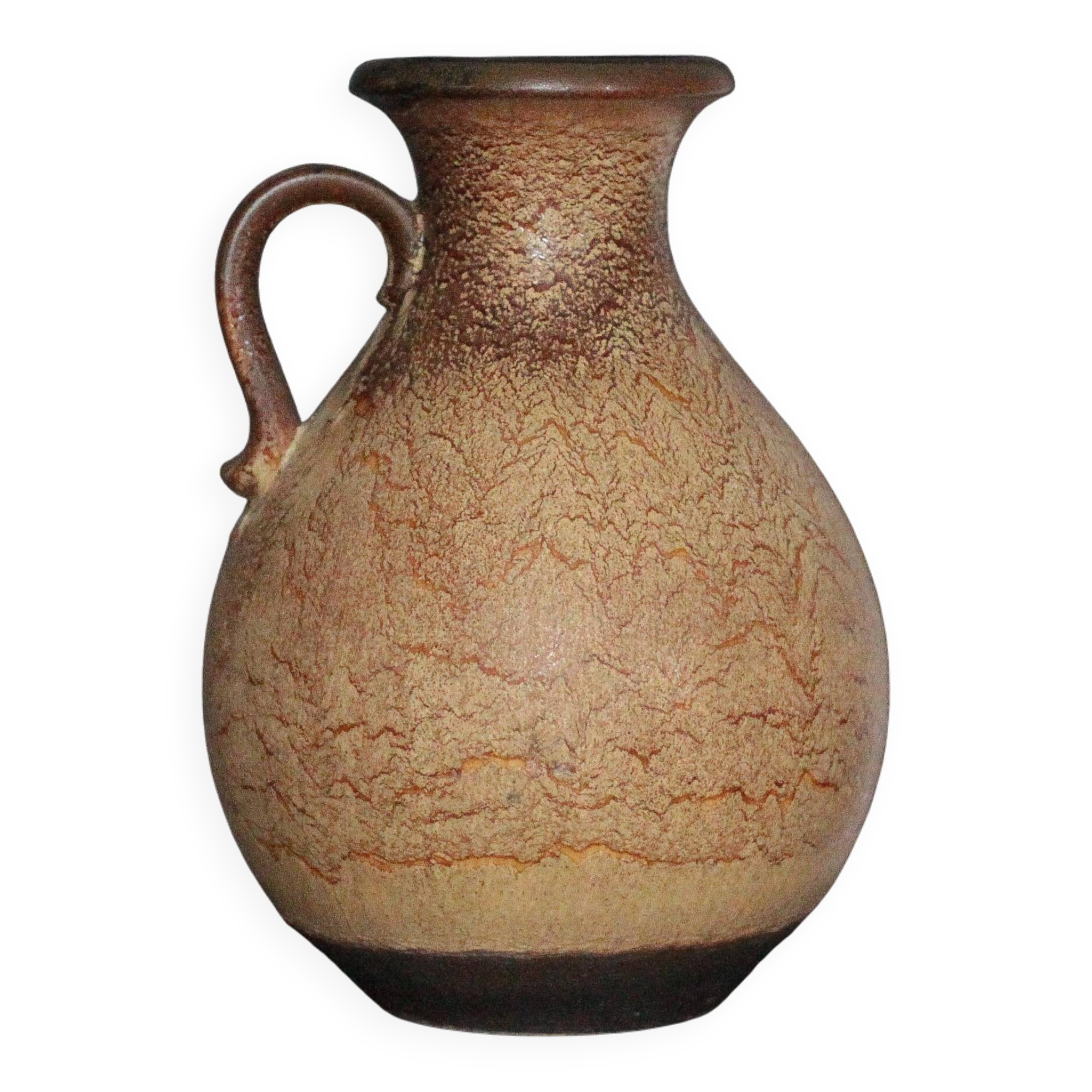 Large ceramic vase 495-48 West Germany, decorative vase, flower pot
